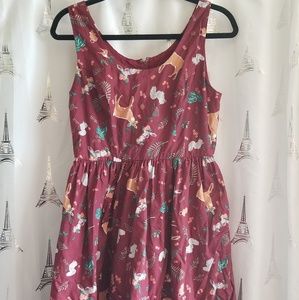 Sleeveless dress with POCKETS